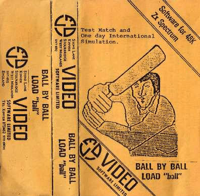 Ball by Ball box art for ZX Spectrum